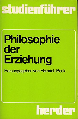 Philosophie der Erziehung Books