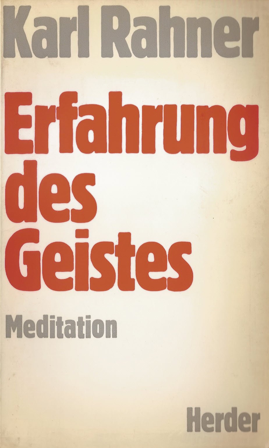 Erfahrung des Geistes. Meditationen auf Pfingsten Religion & Esotericism
