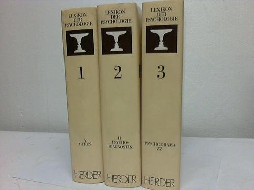 Lexikon der Psychologie: A - Gyrus Books