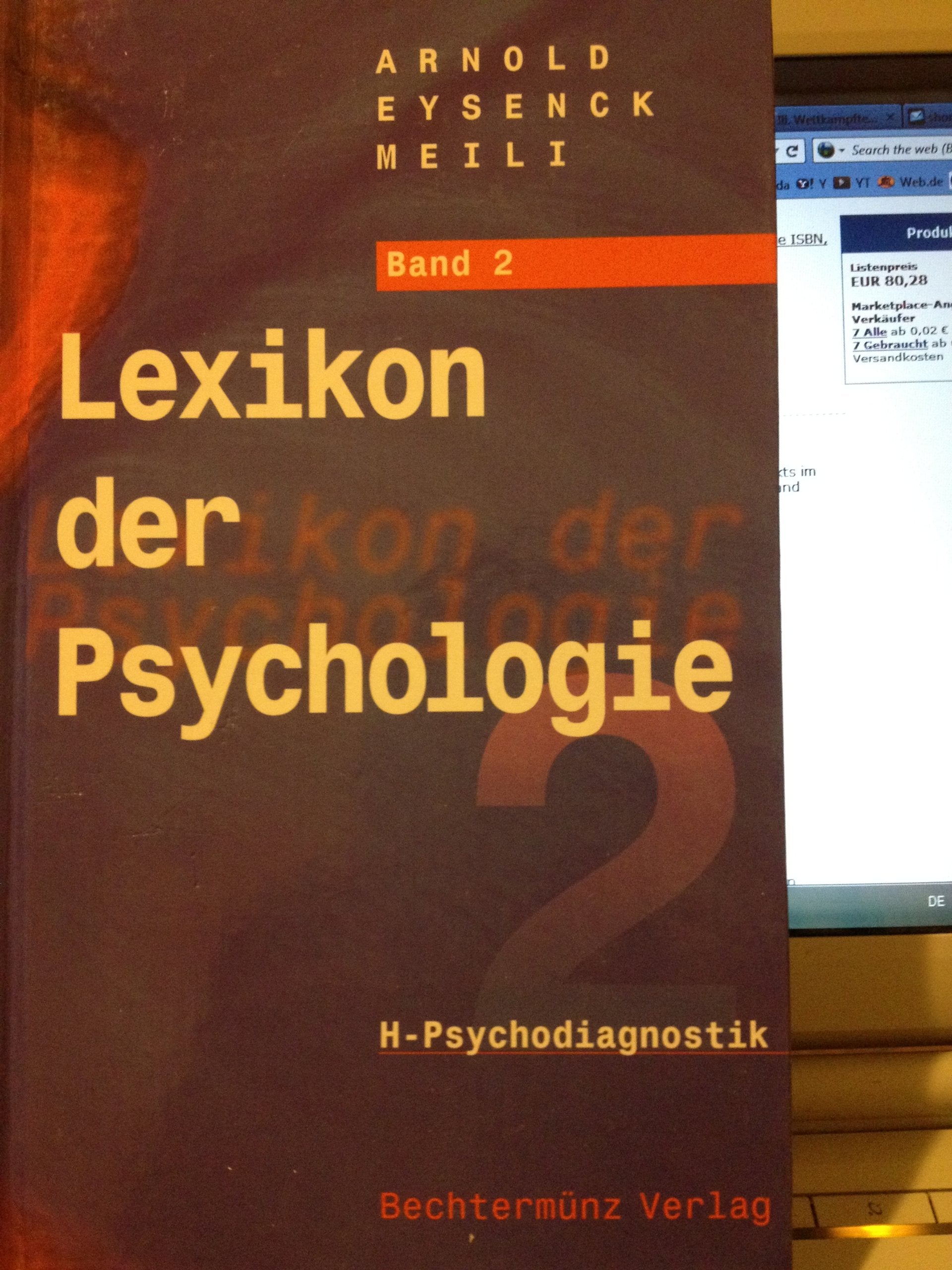Lexikon der Psychologie H - Psychodiagnostik.Bd. 2 Psychology