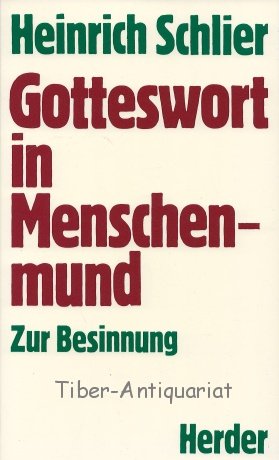 Gotteswort in Menschenmund. Zur Besinnung Religion & Esotericism