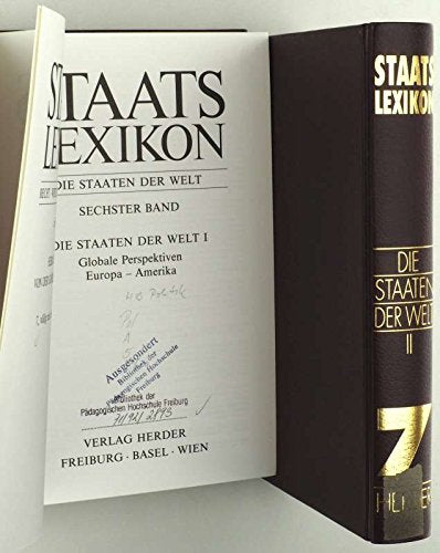 Die Staaten der Welt (Staatslexikon, Bde. 6 u. 7) Learning & Reference