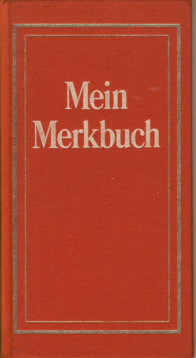 Mein Merkbuch für alle Tage des Jahres Books