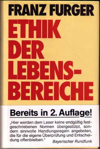 Ethik der Lebensbereiche Philosophy Books