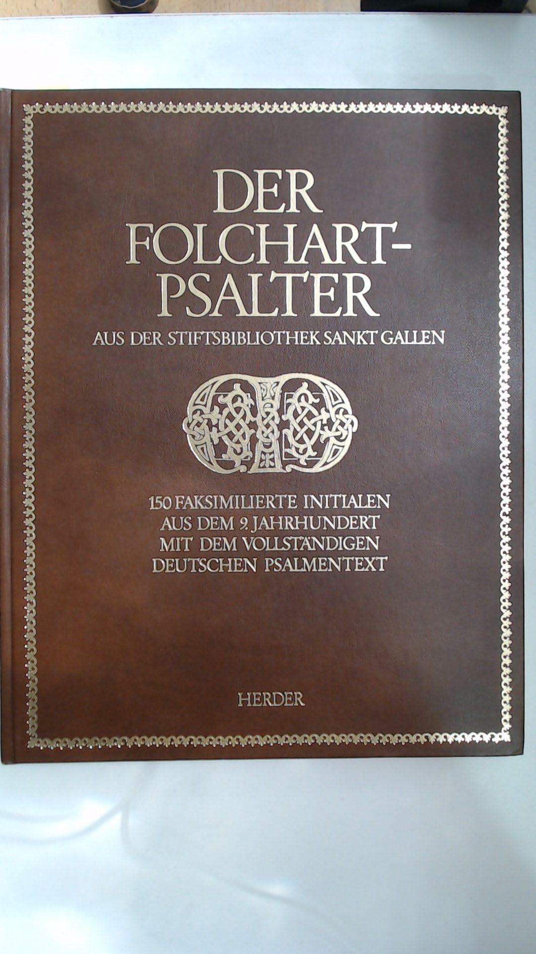 Der Folchart-Psalter. Aus der Stiftsbibliothek Sankt Gallen. 150 faksimilierte Initialen aus dem 9. Jahrhundert mit dem vollständigen deutschen Psalmentext Film, Art & Culture