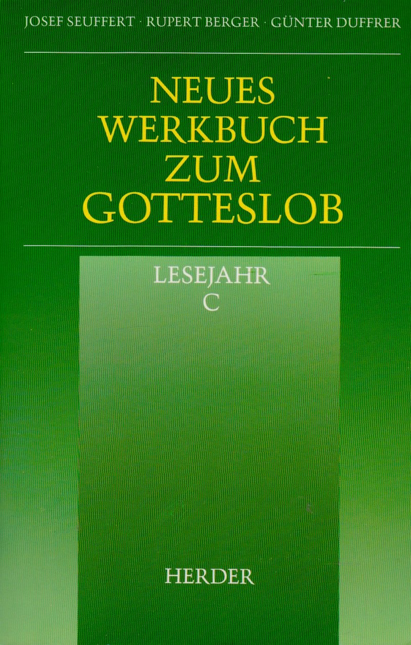 Neues Werkbuch zum Gotteslob, Lesejahr C Books
