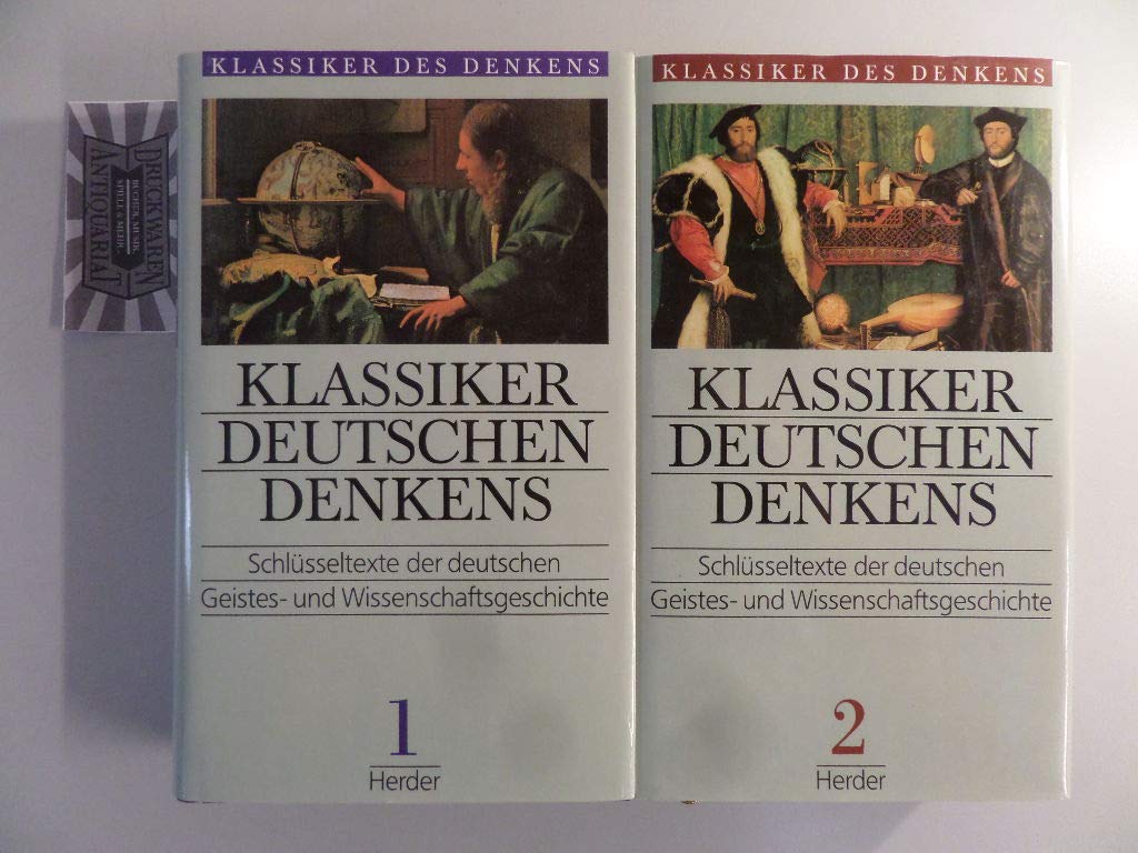 Klassiker deutschen Denkens, in 2 Bdn. Books