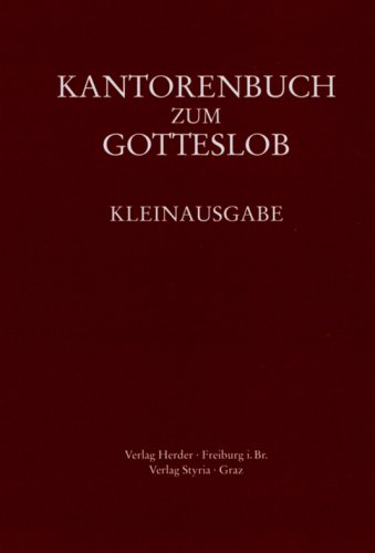 Kantorenbuch zum Gotteslob: Kleinausgabe Sheet Music