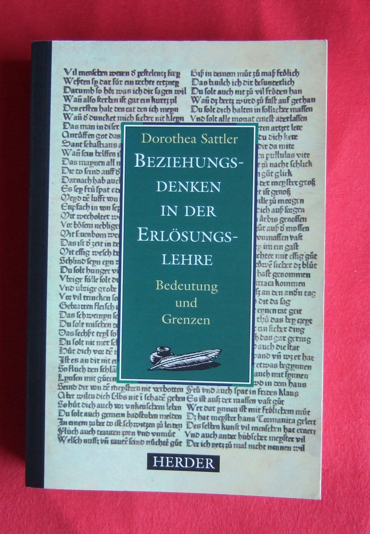 Beziehungsdenken in der Erlösungslehre: Bedeutung und Grenzen Books