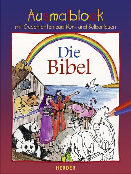 Ausmalblock mit Geschichten zum Vor- und Selberlesen: Die Bibel Non-fiction