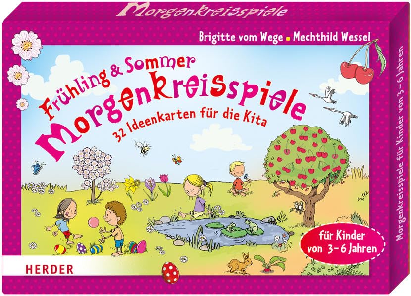 Morgenkreisspiele für Frühling und Sommer: 32 Ideenkarten für die Kita Books