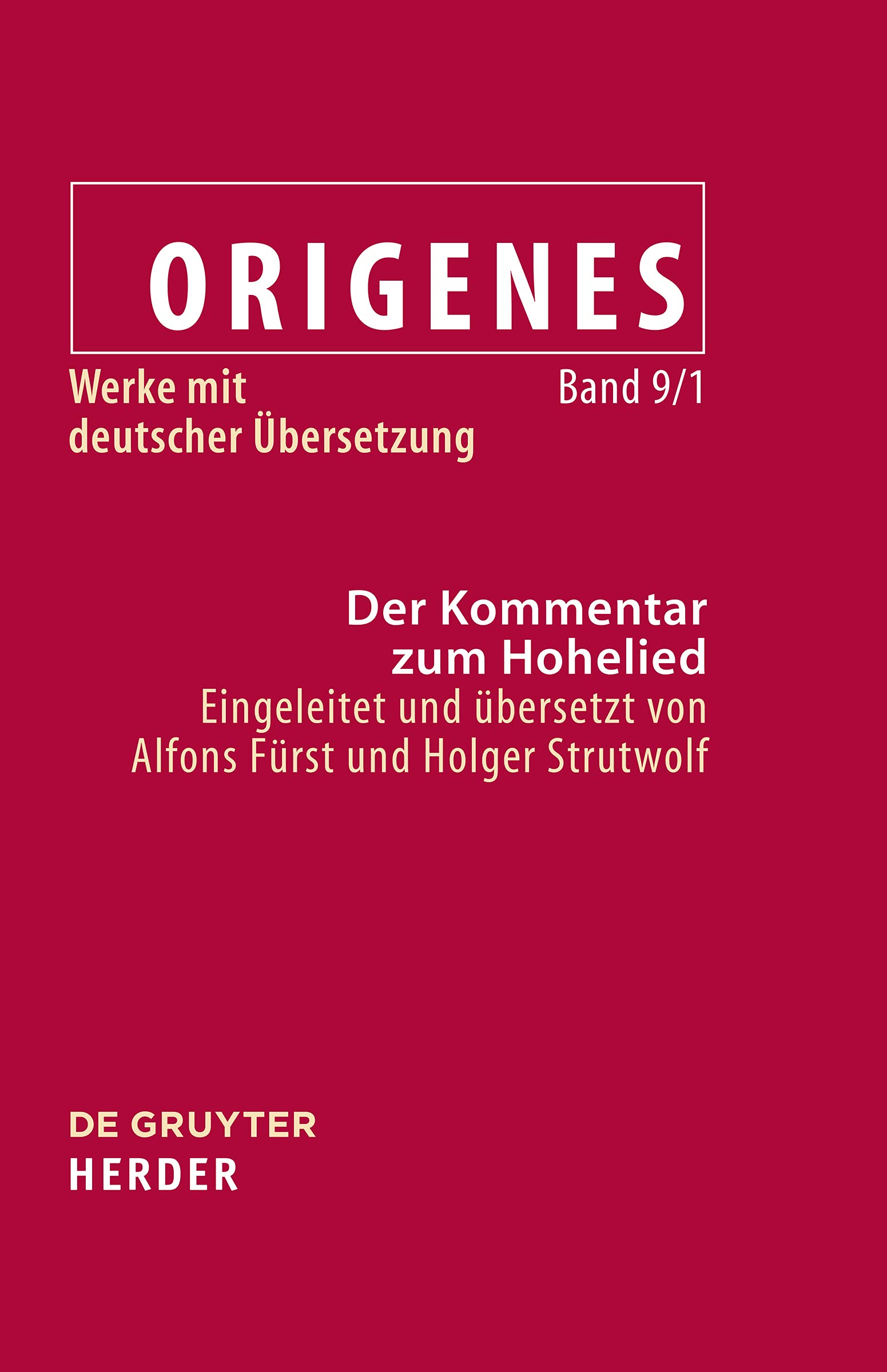 Der Kommentar zum Hohelied (Origenes - Werke mit deutscher Übersetzung) Film, Art & Culture