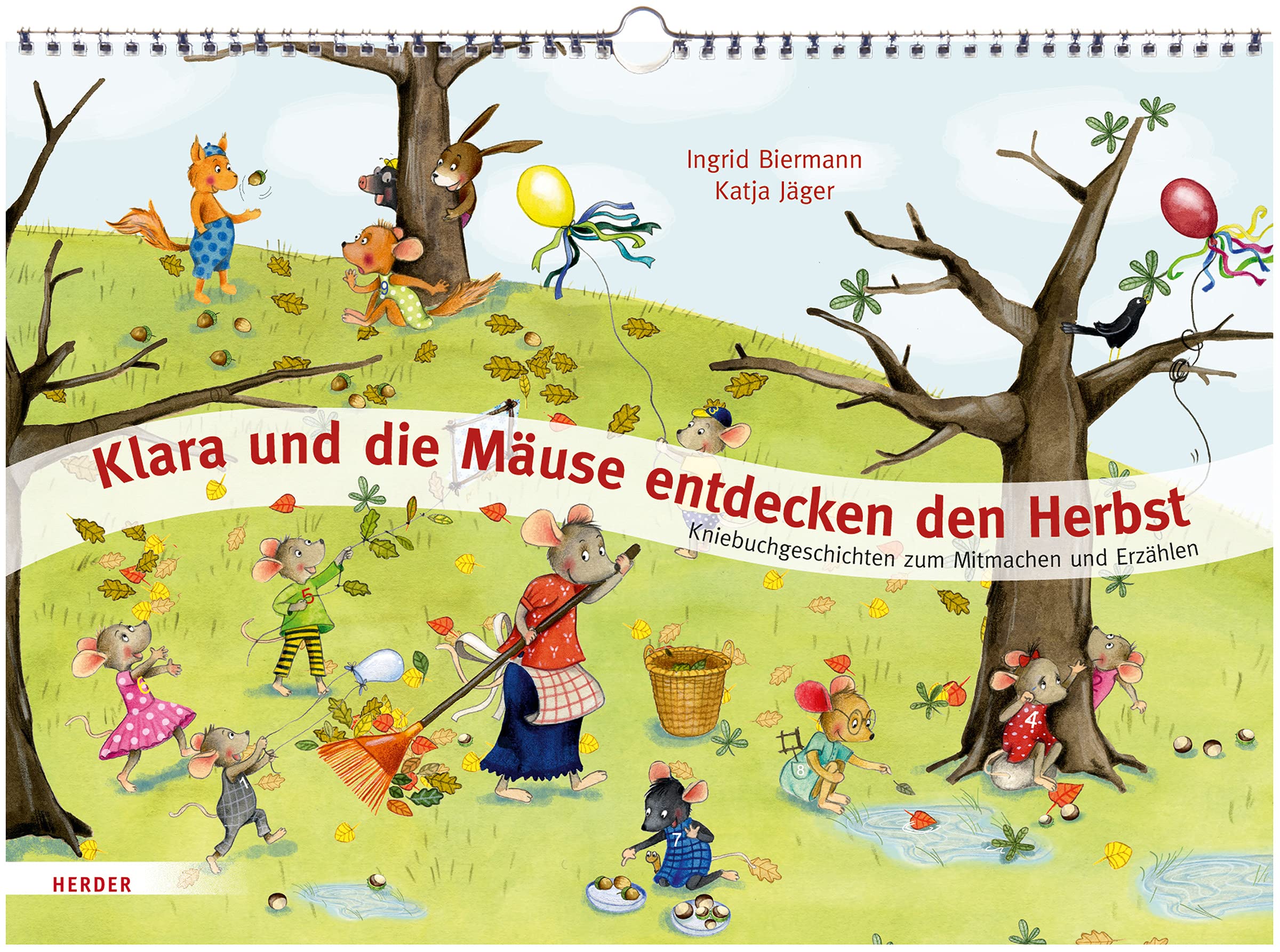 Klara und die Mäuse entdecken den Herbst: Kniebuchgeschichten zum Mitmachen und Erzählen Books