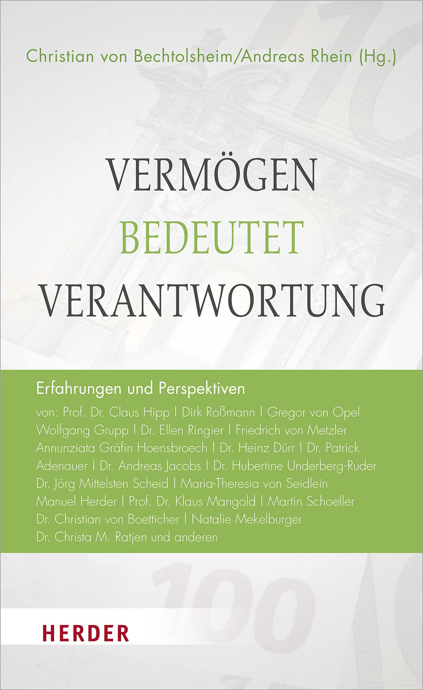 Vermögen bedeutet Verantwortung Business, Finance & Career