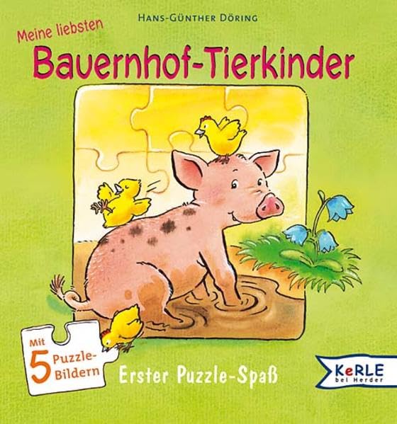 Meine liebsten Bauernhof-Tierkinder: Erster Puzzle-Spaß Children's books