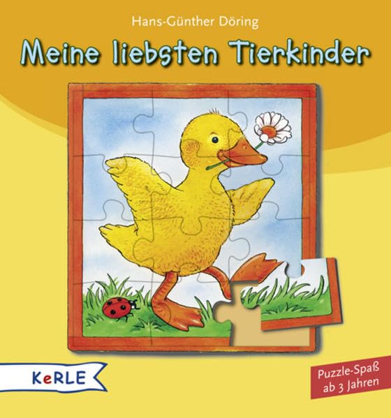 Meine liebsten Tierkinder: Puzzle-Spaß ab 3 Jahren Children's books