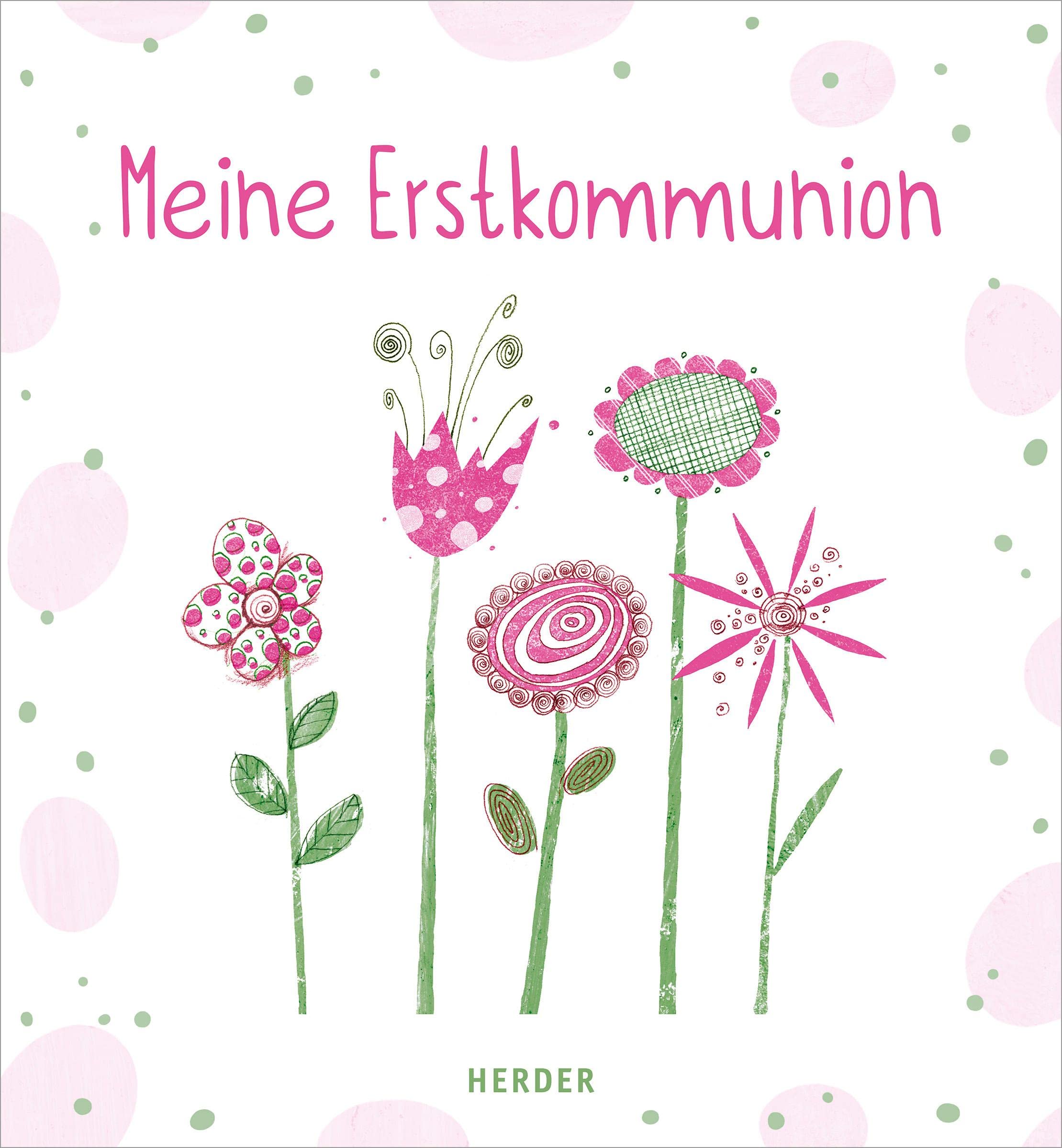 Meine Erstkommunion Erinnerungsalbum Blumen Living & Furnishing