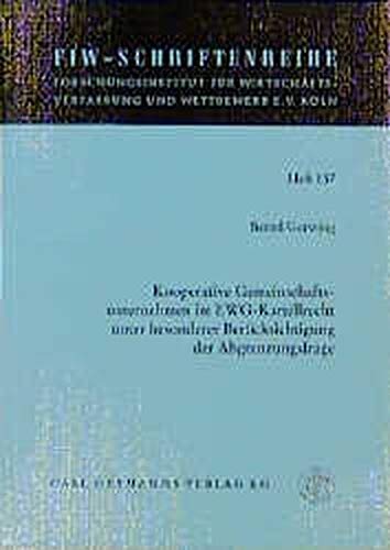 Kooperative Gemeinschaftsunternehmen im EWG-Kartel book