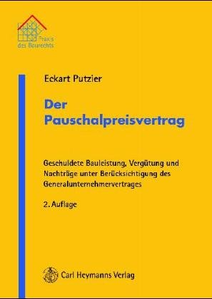 Der Pauschalpreisvertrag (Livre en allemand) book