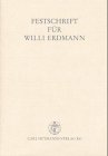 Festschrift für Willi Erdmann: Zum 65. Geburtstag Law