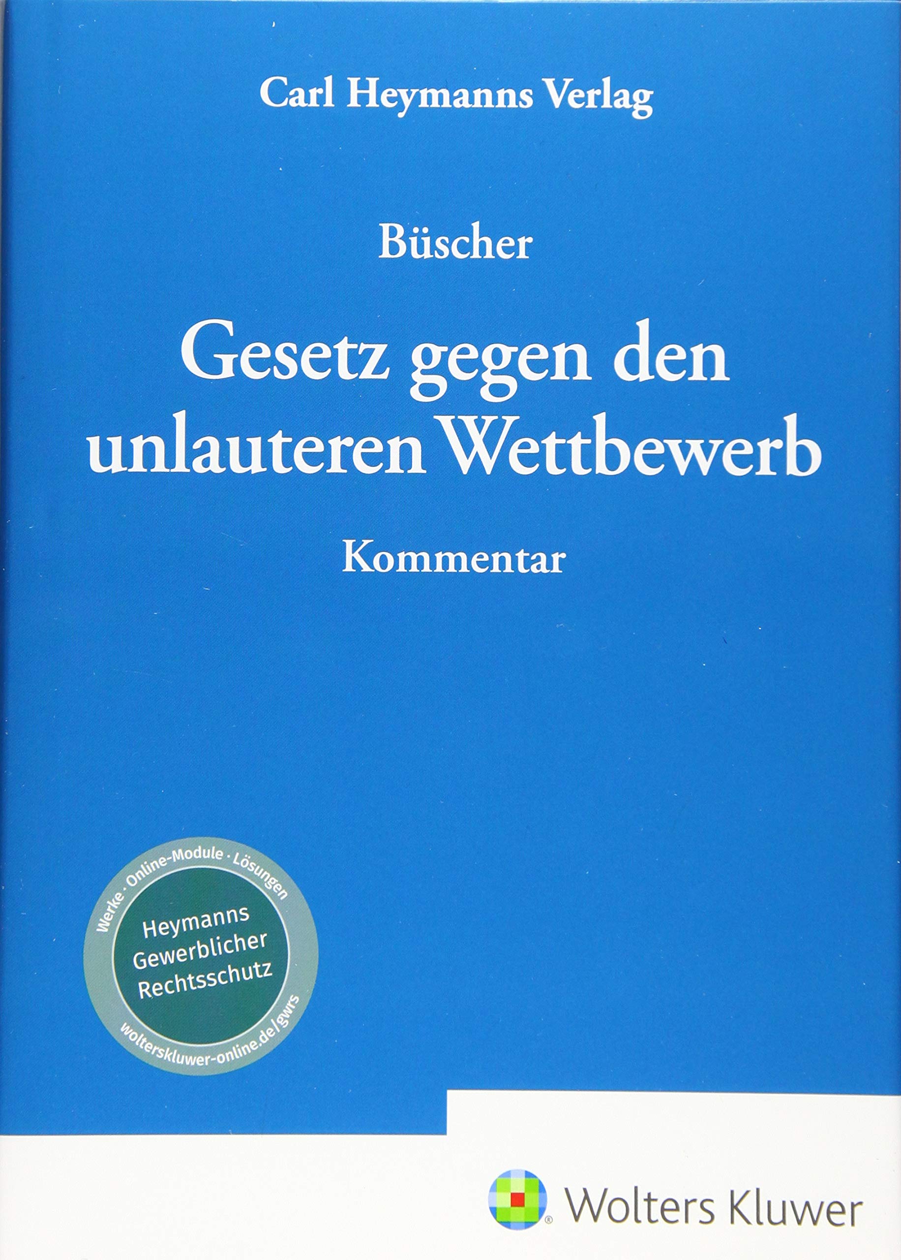 Gesetz gegen den unlauteren Wettbewerb Law
