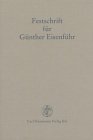 Festschrift für Günther Eisenführ: Zum 70. Geburtstag Law