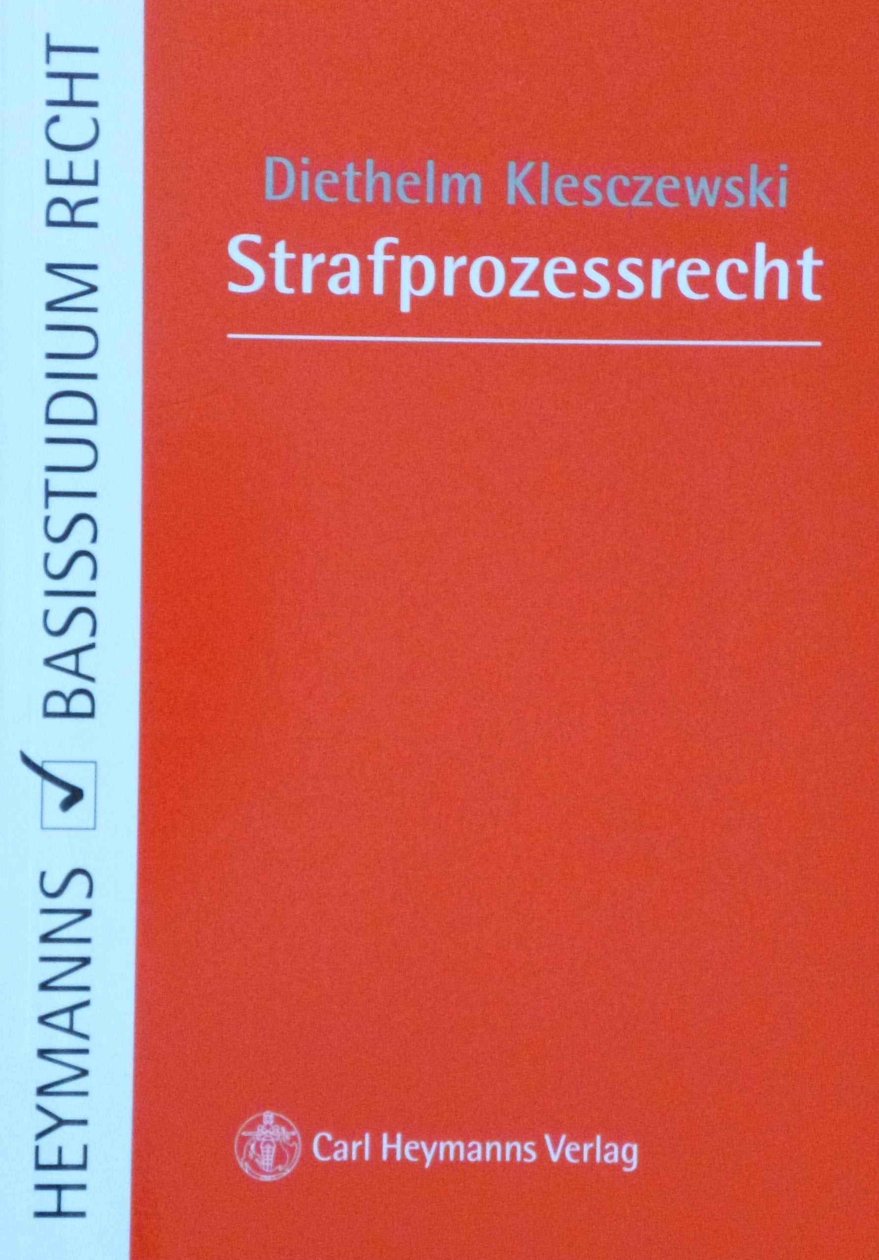 Product Image: Strafprozessrecht