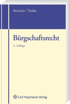 Bürgschaftsrecht Law