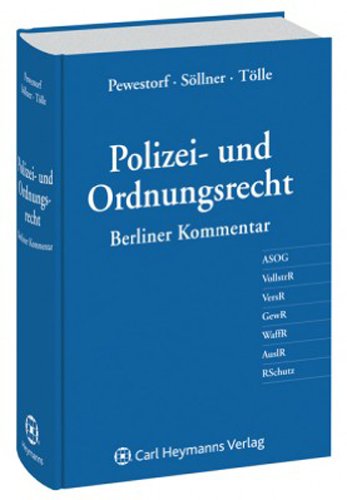 Polizei- und Ordnungsrecht Law