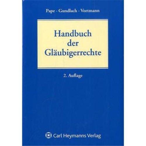 Product Image: Handbuch der Gläubigerrechte