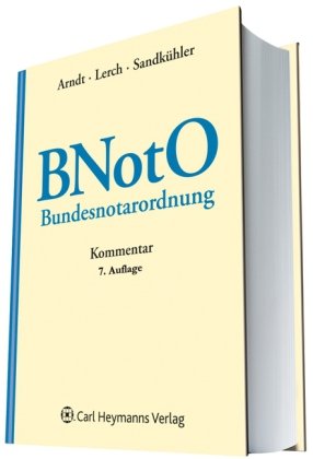 BNotO - Bundesnotarordnung: Kommentar Law