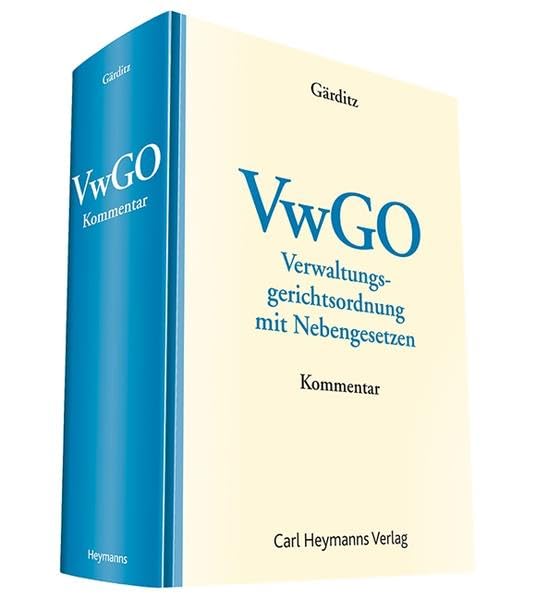 VWGO - Verwaltungsgerichtsordnung mit Nebengesetzen: Kommentar Law