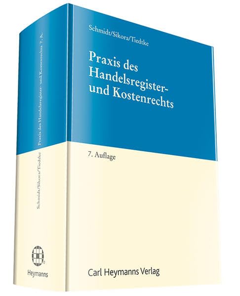 Praxis des Handelsregister- und Kostenerechts Law