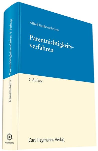 Patentnichtigkeitsverfahren Law