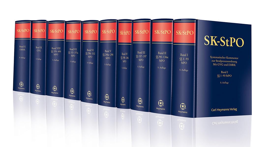 SK-StPO - Systematischer Kommentar zur Strafprozessordnung Law