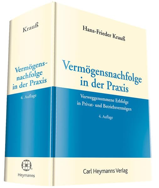 Vermögensnachfolge in der Praxis Law