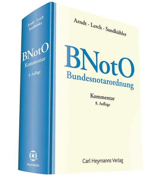 Bundesnotarordnung (BNotO) Law