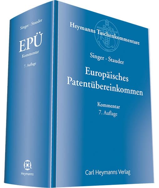 Europäisches Patentübereinkommen EPÜ Law