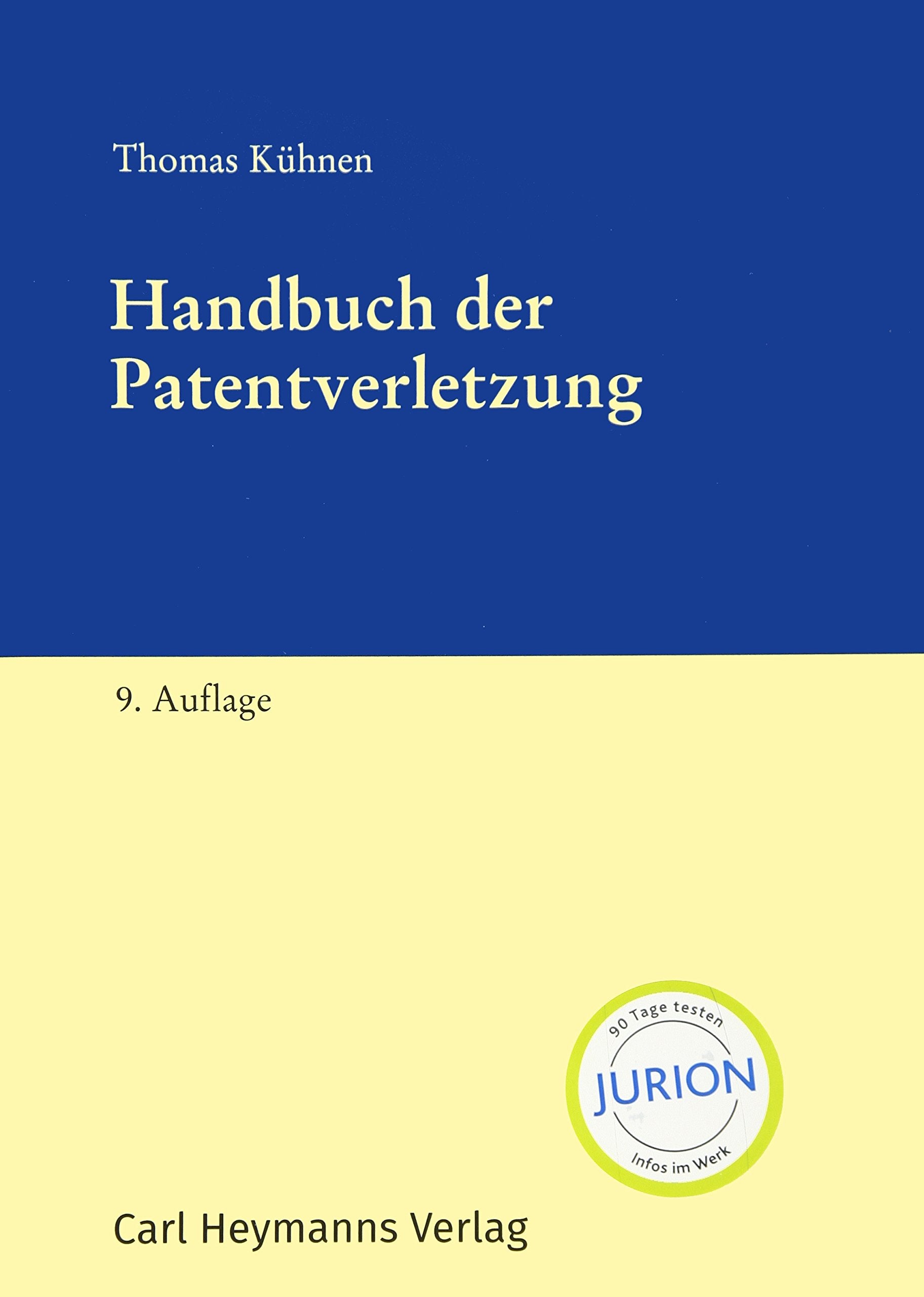 Product Image: Handbuch der Patentverletzung