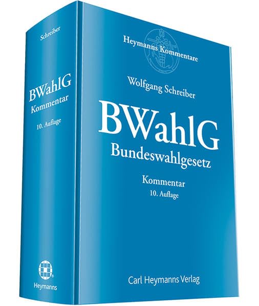 BWahlG Bundeswahlgesetz: Kommentar Law