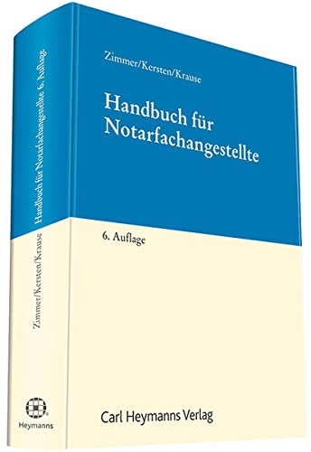 Handbuch für Notarfachangestellte Law