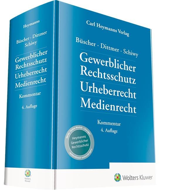 Gewerblicher Rechtsschutz, Urheberrecht Medienrecht: Kommentar Law
