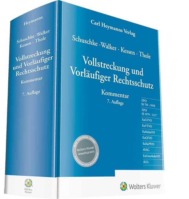 Vollstreckung und Vorläufiger Rechtsschutz: Kommentar Law