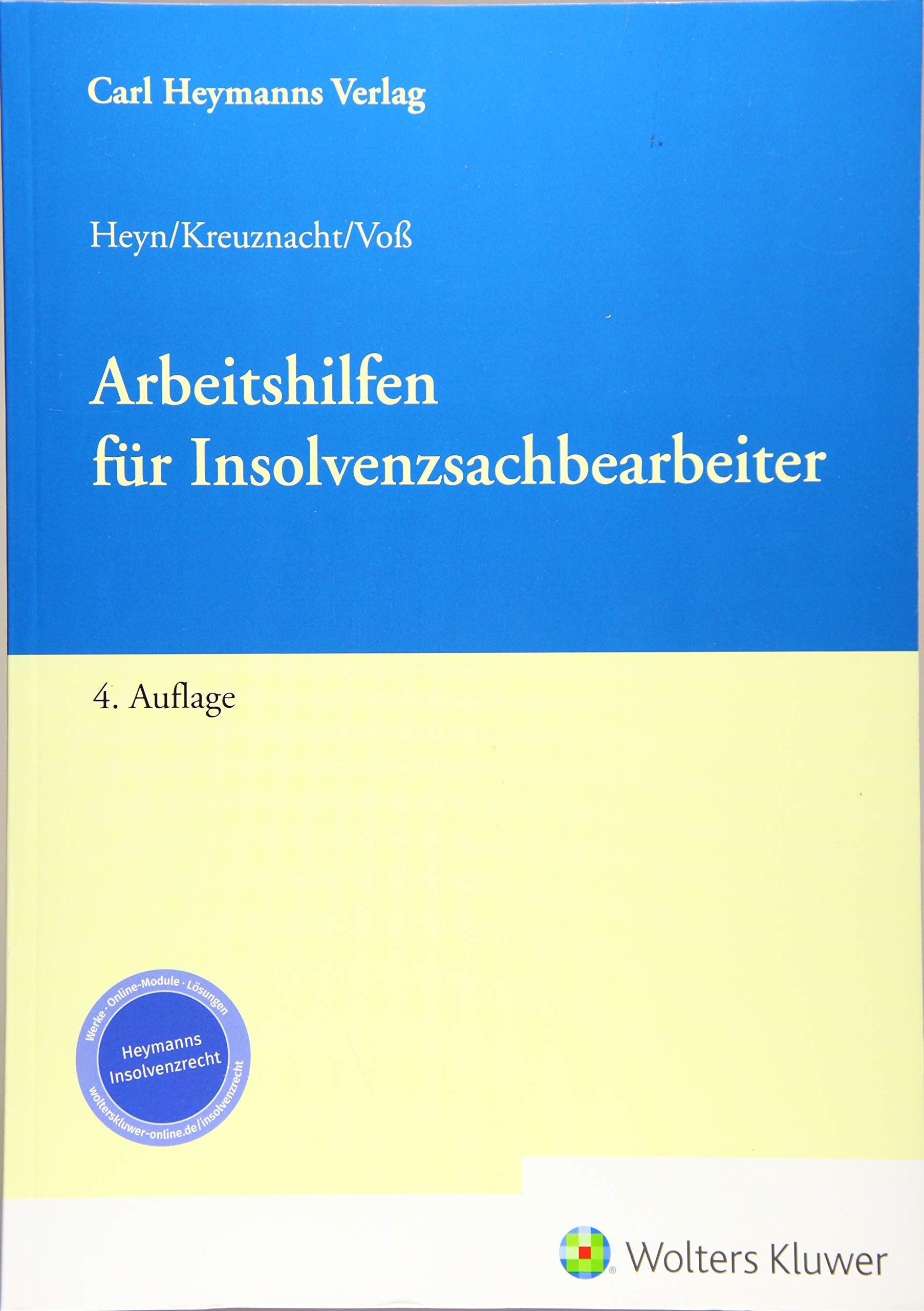 Arbeitshilfen für Insolvenzsachbearbeiter Law