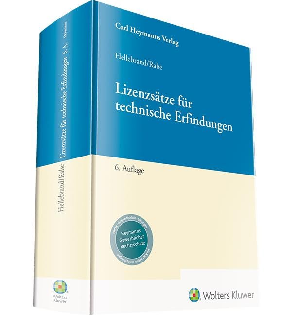 Lizenzsätze für technische Erfindungen book
