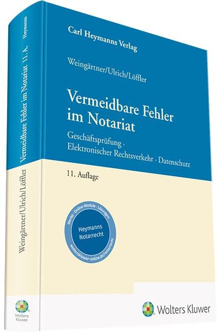 Product Image: Vermeidbare Fehler im Notariat