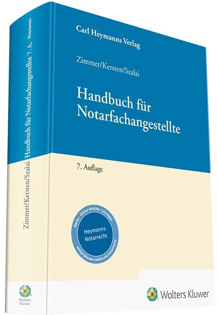 Handbuch für Notarfachangestellte Law