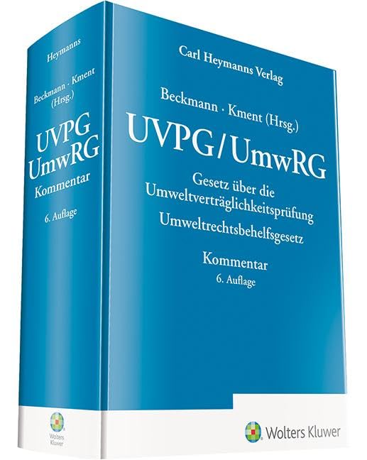UVPG/UmwRG – Kommentar: Gesetz über die Umweltverträglichkeitsprüfung Umweltrechtsbeihilfegesetz Kommentar: Gesetz über die Umweltverträglichkeitsprüfung / Umweltrechtsbehelfsgesetz Law