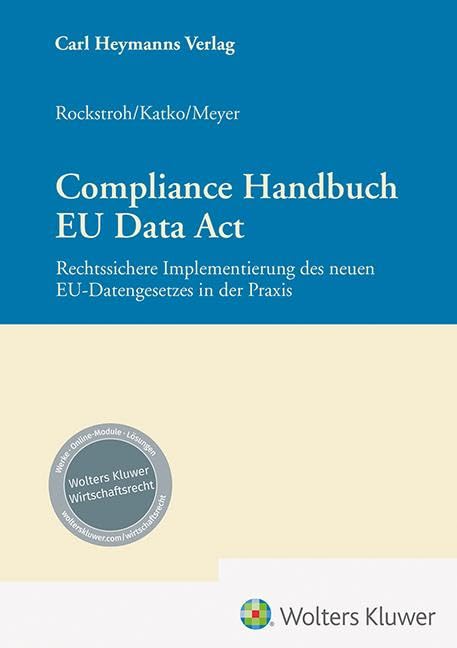 Product Image: Compliance Handbuch EU Data Act