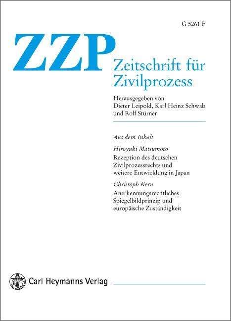 Zeitschrift für Zivilprozess International. ZZP Int. Jahrbuch des... / Zeitschrift für Zivilprozess International.: ZZP Int. Jahrbuch des Internationalen Zivilprozessrechts. Law